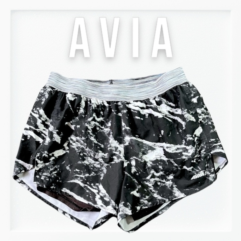 Avia Active 2fer Running Shorts sz M